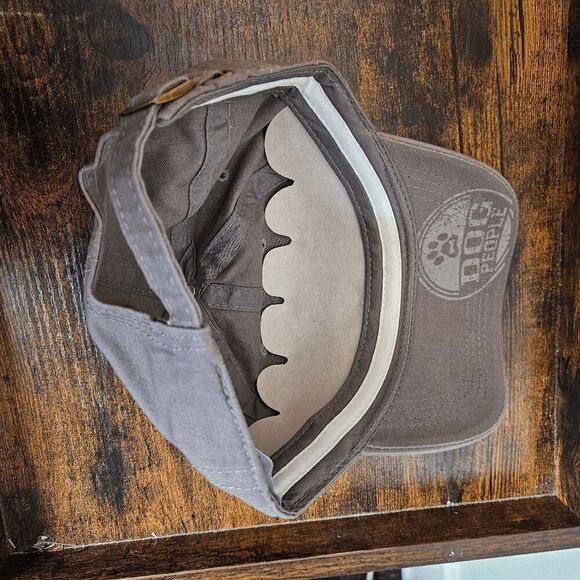 Dog People Cotton Hat Cap NWT Women's Gray Adjustable Size We People by Pavillio - Picture 7 of 7